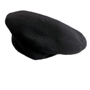 Jos. A. Bank Traveller's Collection Wool Blend Newsboy Cabbie Hat Black Size M